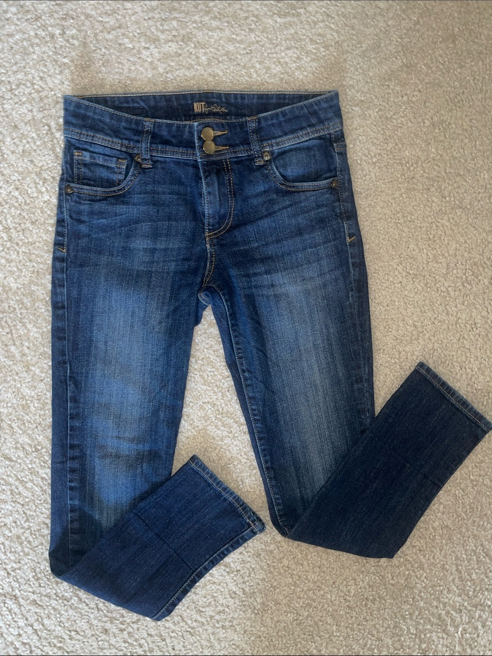 Kut from the Kloth Women's Medium/Dark Blue Skinny Jeans